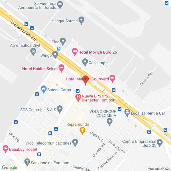 Mapa de Emi Group Sas