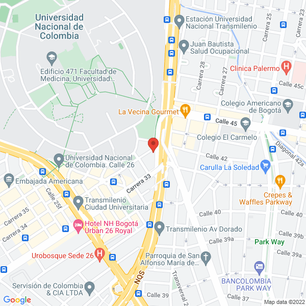 Mapa de El Toque Gourmet De Diana - Quiero Clientes