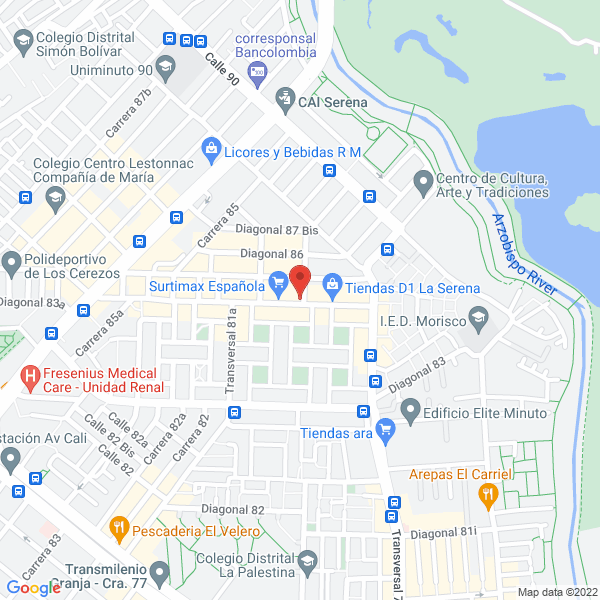 Mapa de La Empanaderia
