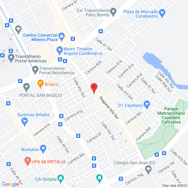 Mapa de Y&K Peluquería