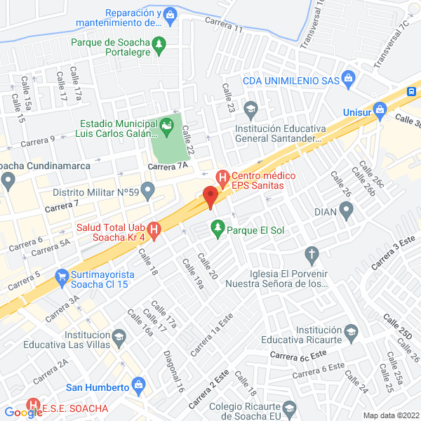 Mapa de Prolongin Security