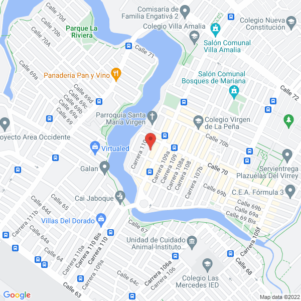 Mapa de Casa De Banquetes Victoria En Sion