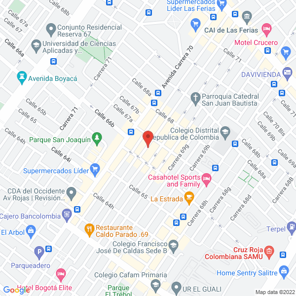 Mapa de Distribuciones Y Servicios Al Dia