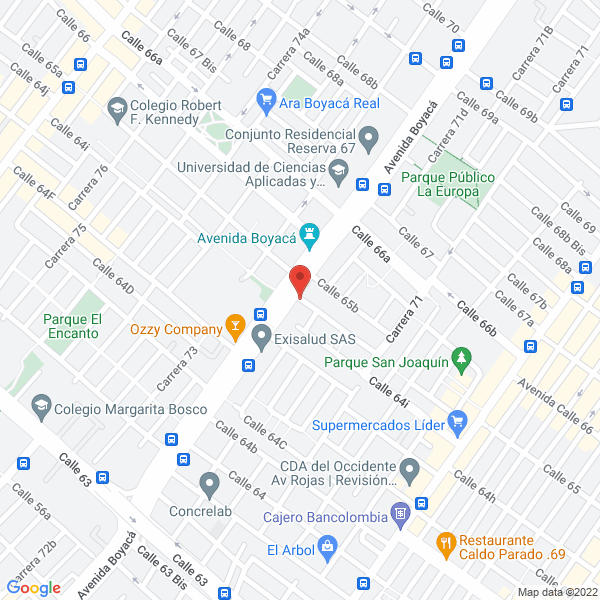 Mapa de Aislamientos Térmicos Mv S.A.S.