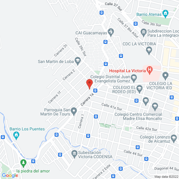 Mapa de Drogueria Hipersalud Mesi