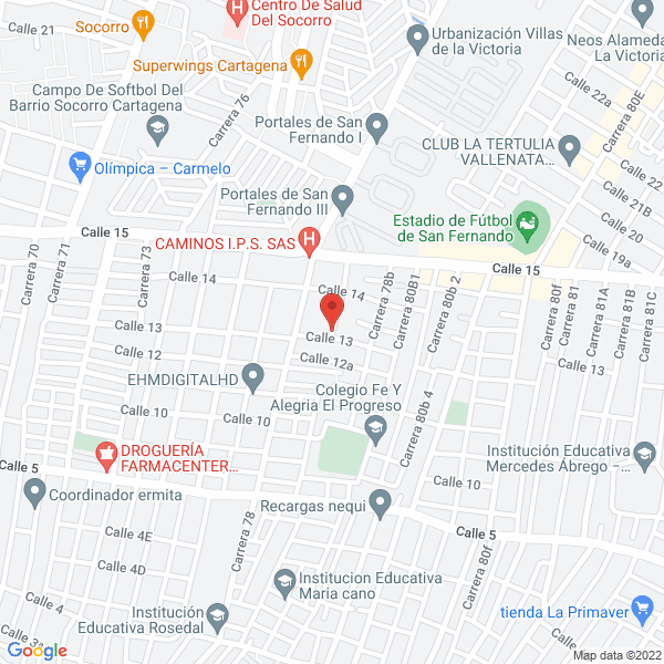 Map of Deseret Servicios - Quiero Clientes
