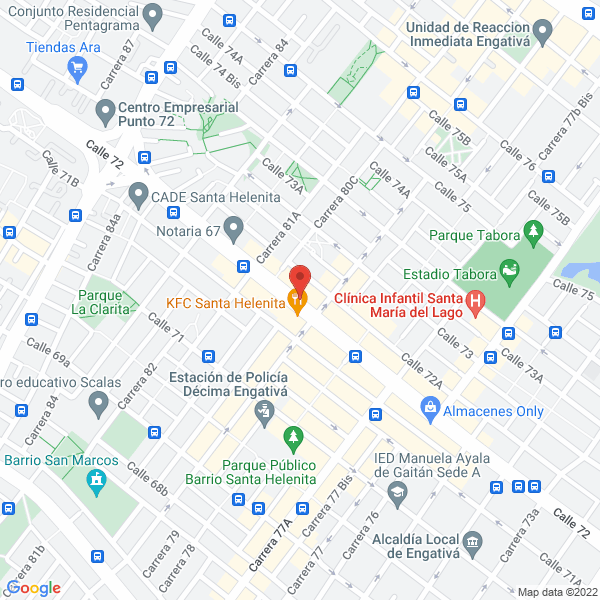 Mapa de G&O Ambientes Con Estilo