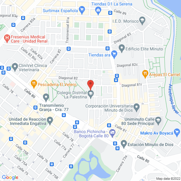 Mapa de La Rivera Drogueria