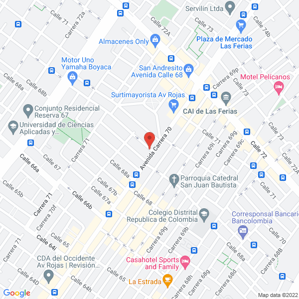 Mapa de Tecnasa Ltda.