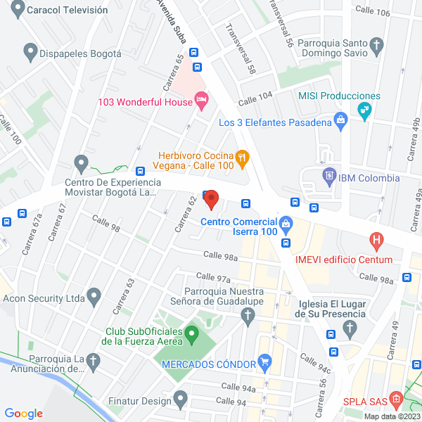 Mapa de Hogar Geriátrico Doña Tere