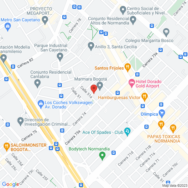 Mapa de Casa Hogar Mi Nuevo Renacer