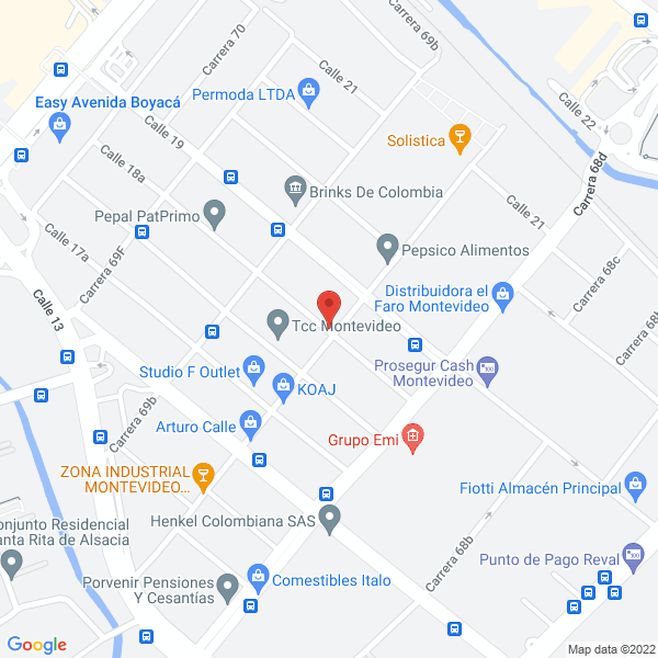 Mapa de Piaro Impresores S.A.S.
