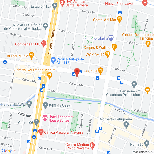 Mapa de Zoe Centro Psicoterapeutico