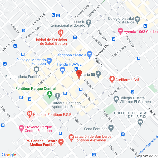 Mapa de Fontimoda