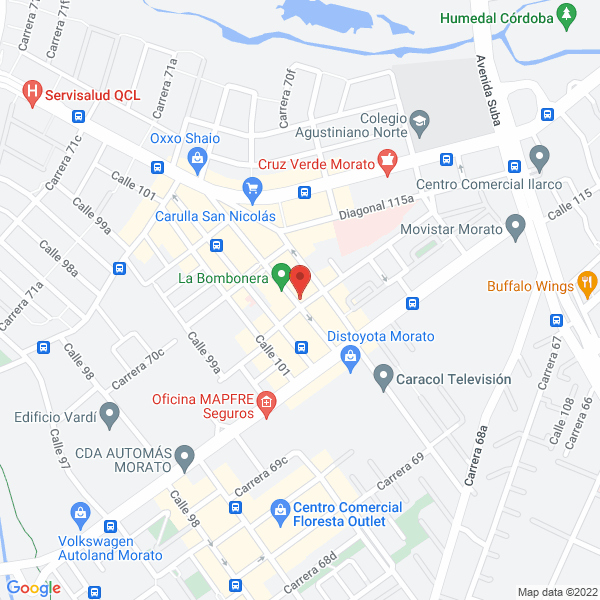 Mapa de Centro De Belleza Shama