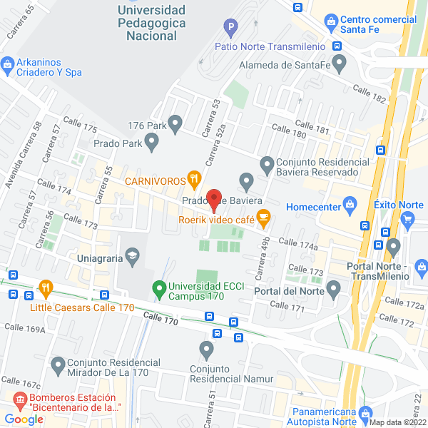 Mapa de Racci Express