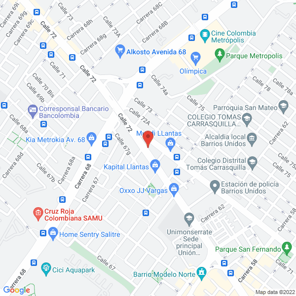 Mapa de Metalferr S.A.S.