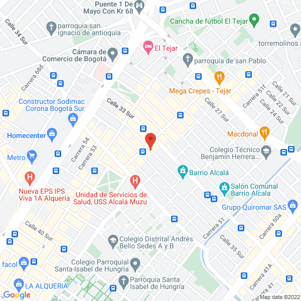 Mapa de Autolujos Sar