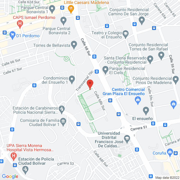 Mapa de Sala De Belleza Deiby S