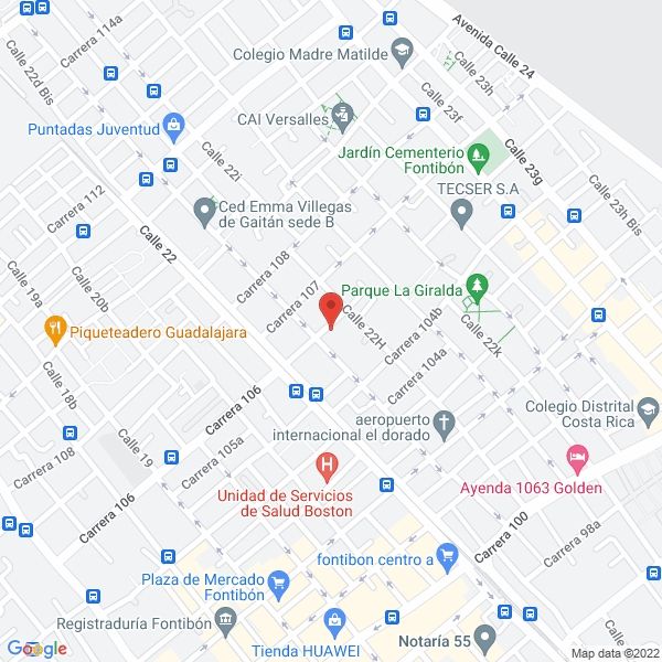 Mapa de Robayo Fúquene Carlos Eduardo