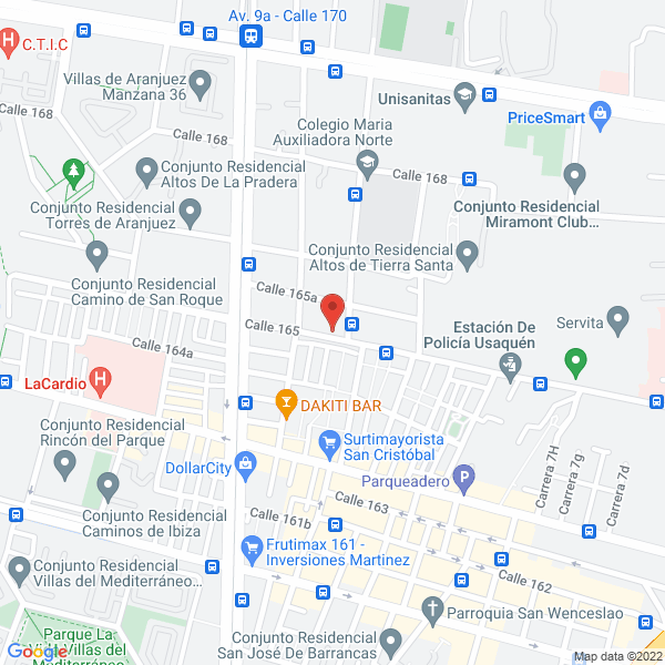 Mapa de Ferretería Santa Teresa
