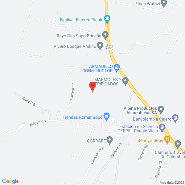 Mapa de Formas De Concreto Ltda.