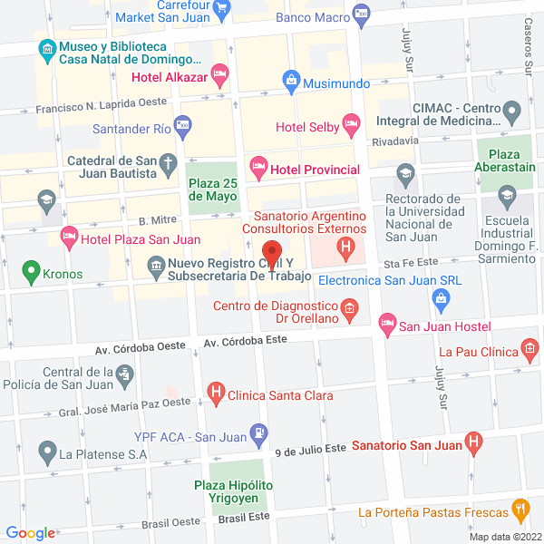 Map of Marticorena