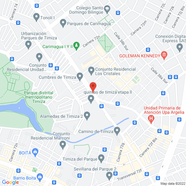 Mapa de Angela Milena Rivera Abril - Quiero Clientes