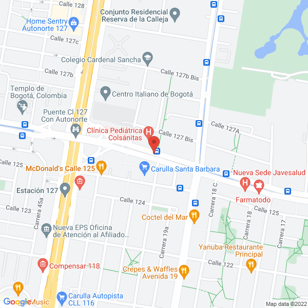 Mapa de Psicoterapeuta Rosa Guevara - Quiero Clientes.