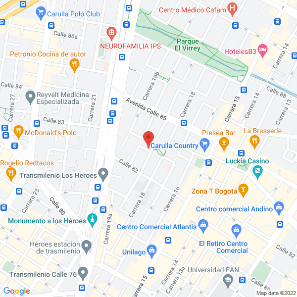 Mapa de Centro De Imagenología Dentomaxilofacial