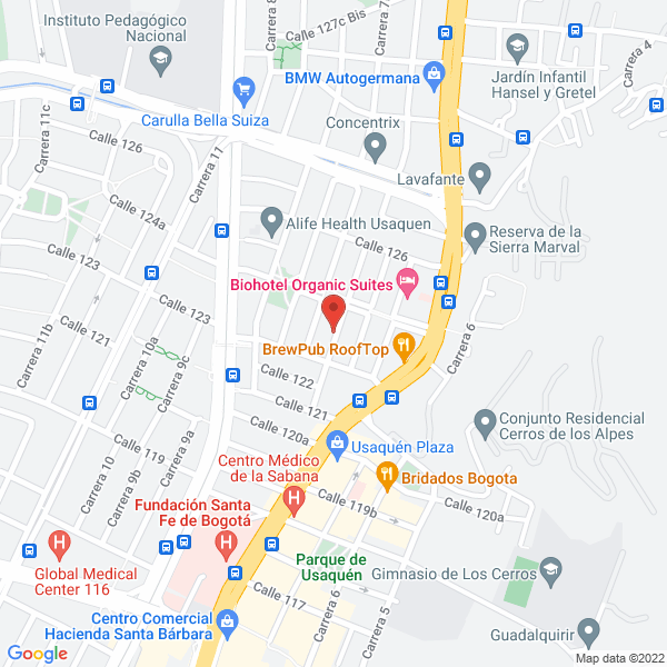 Mapa de Centro De Servicios Body Extreme Ltda