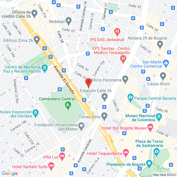 Mapa de Centro Odontológico Jet Ltda. Ips