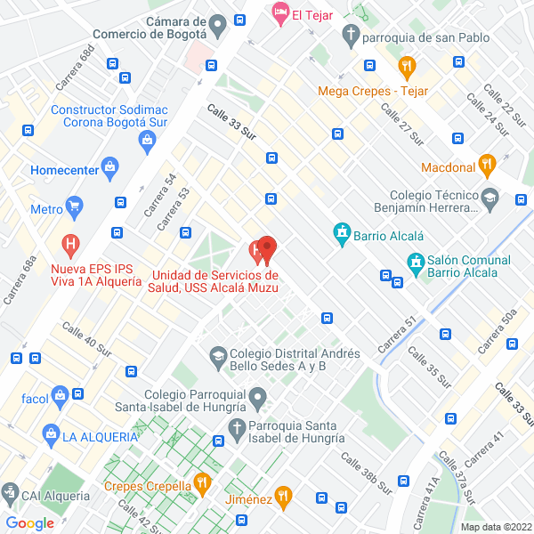 Mapa de Cercasa Cerámica
