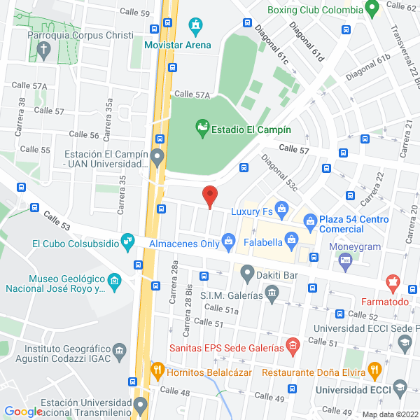 Mapa de Chef'S Inn