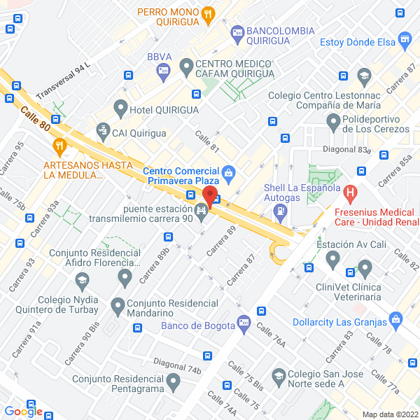 Mapa de Cocinas Integrales Impac