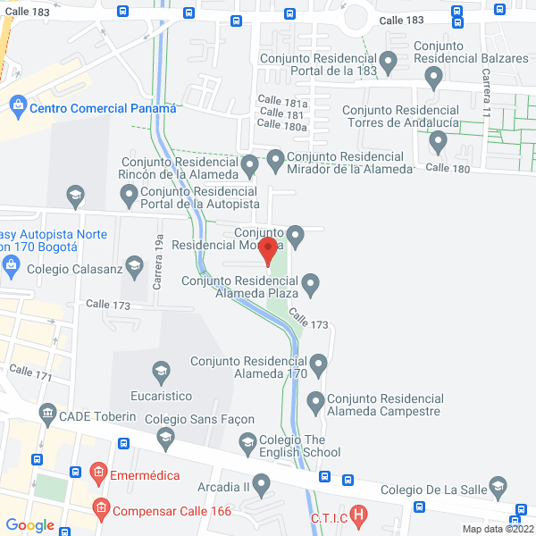 Mapa de Colombia Traderg Ltda.