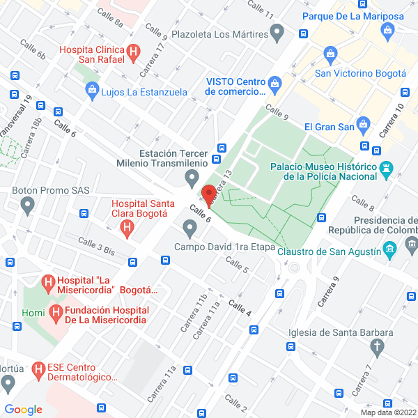 Mapa de Colombiana De Distribucion Ltda