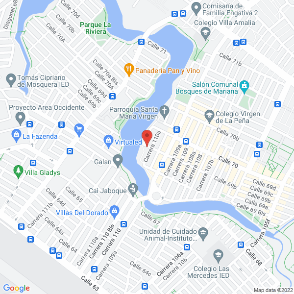 Mapa de Comercializadora Carpar Ltda.