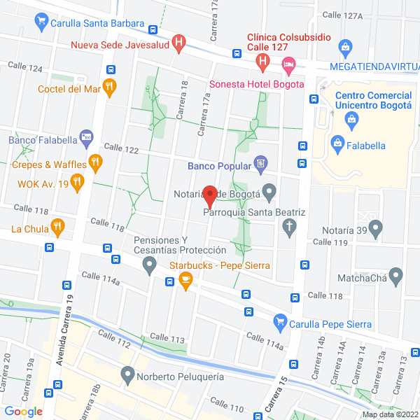 Mapa de Condominio Hacienda La Estancia