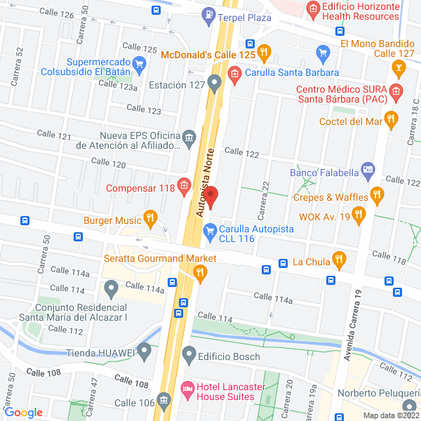 Mapa de Conectividad Networks Ltda.