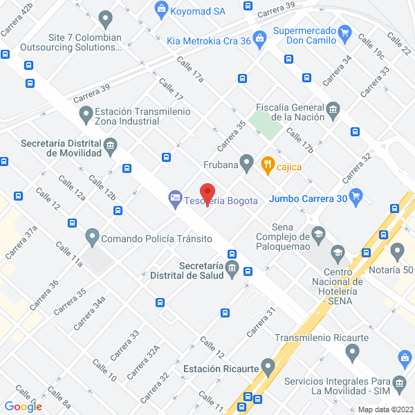 Mapa de Consorcio De Maquinaria Industrial Pascua Hermanos Ltda