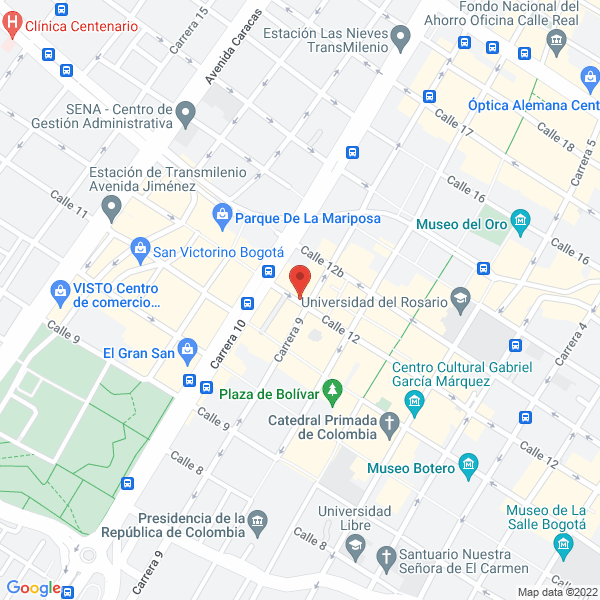 Mapa de David Aljure & Cía Ltda.