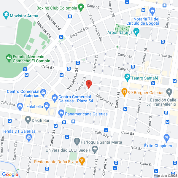 Mapa de De Mañozca Ltda.