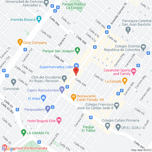 Mapa de Deportes Universo
