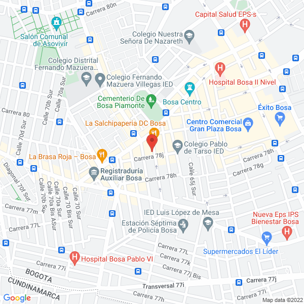 Mapa de Deportivos Línea Sport Ltda