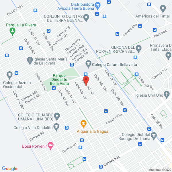 Mapa de Dg & B
