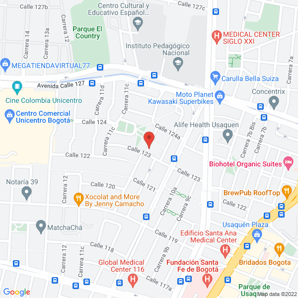 Mapa de Dg Finca Raíz