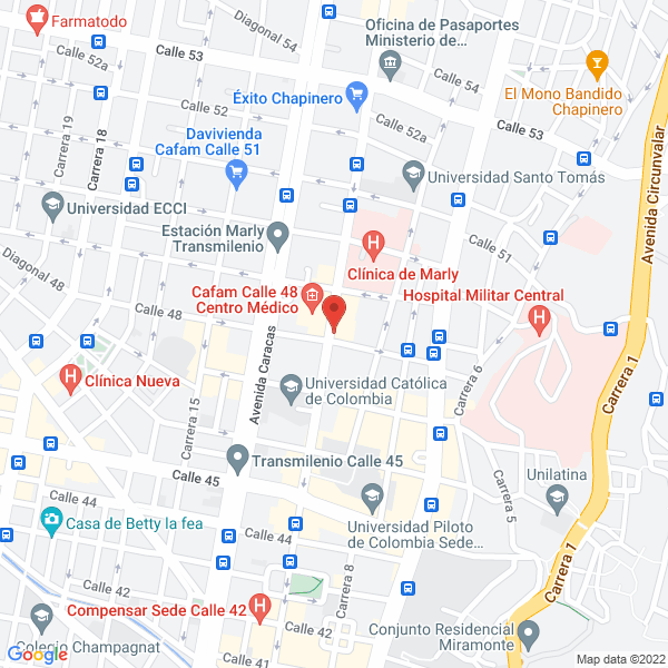 Mapa de Distribuciones Y Construcciones P&R Ltda.