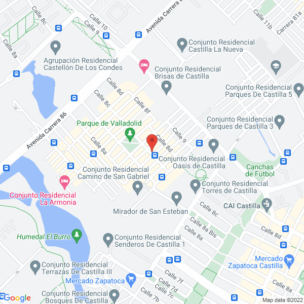 Mapa de Distribuidora C.F.C.
