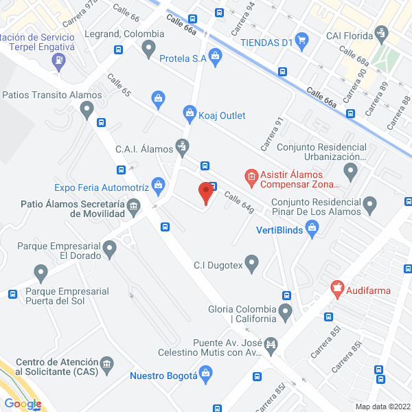 Mapa de Distribuidora Nuevo Sol Ltda.